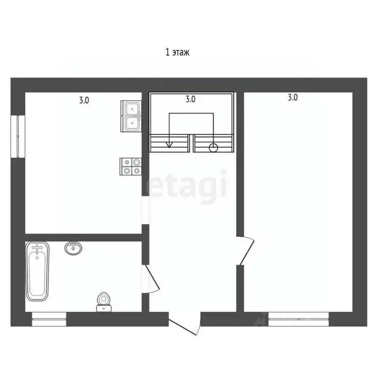 Дом в Ростовская область, Аксайский район, Щепкинское с/пос, пос. ... - Фото 2