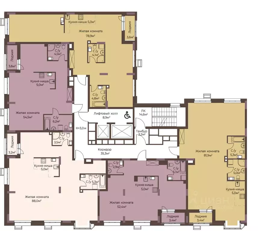 1-к кв. Нижегородская область, Нижний Новгород ул. Максима Горького, ... - Фото 2