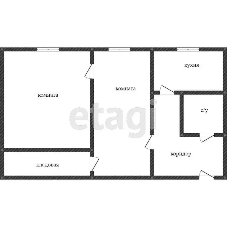 2-комнатная квартира: Воронеж, Ленинский проспект, 9 (43.9 м) - Фото 1