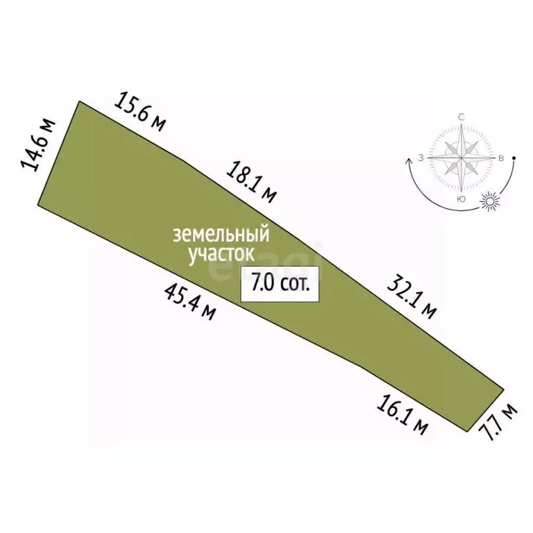 Участок в Крым, Феодосия Оптик ТСН,  (6.99 сот.) - Фото 2