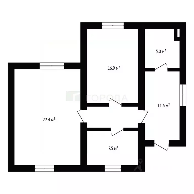 Дом в Новосибирская область, Куйбышев Новая ул., 1Б (83 м) - Фото 2