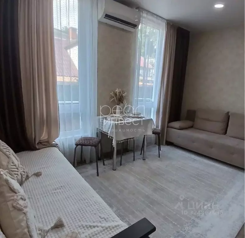 1-к кв. Краснодарский край, Сочи Мамайка мкр, ул. Волжская, 34 (28.0 ... - Фото 2