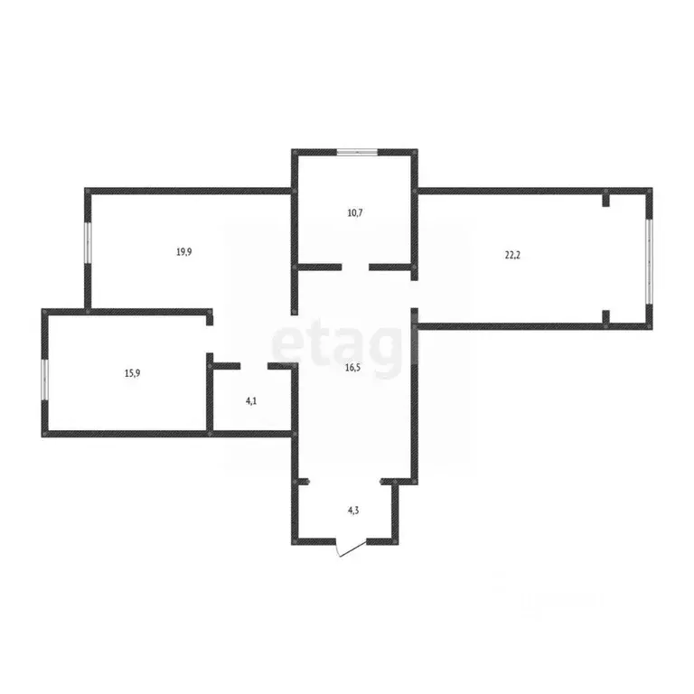 3-к кв. Дагестан, Махачкала ул. Азизова, 38 (97.0 м) - Фото 2
