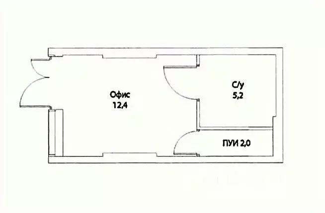 Помещение свободного назначения в Москва ул. Крузенштерна, 9 (20 м) - Фото 2