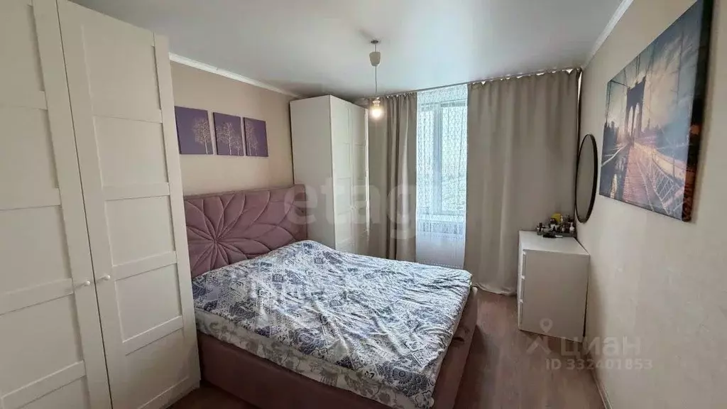 2-к кв. Татарстан, Казань ул. Мусина, 59в (34.9 м) - Фото 1