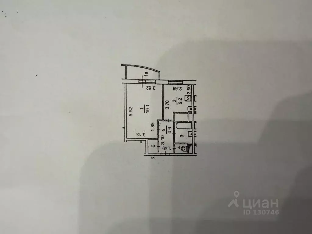 1-к кв. Москва ул. Ивана Сусанина, 8К1 (39.0 м) - Фото 2