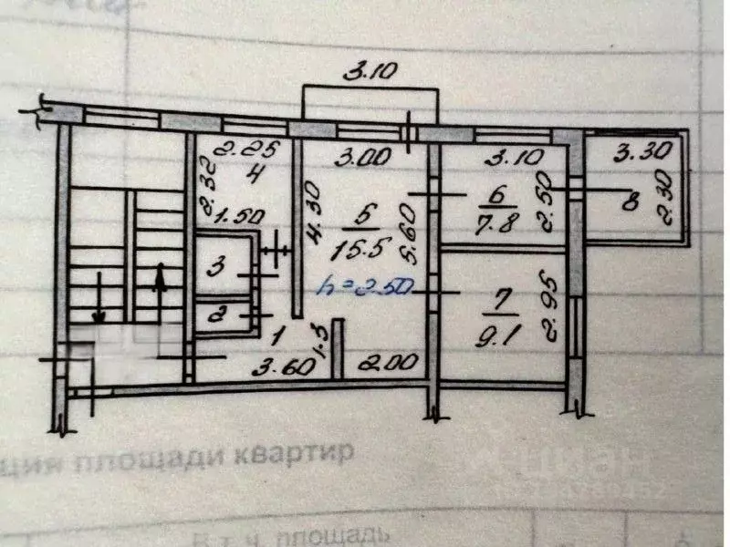 3-к кв. Хакасия, Абакан ул. Кати Перекрещенко, 16 (54.5 м) - Фото 2