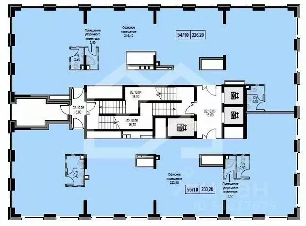Помещение свободного назначения в Москва ул. Академика Челомея, 7 (233 ... - Фото 2