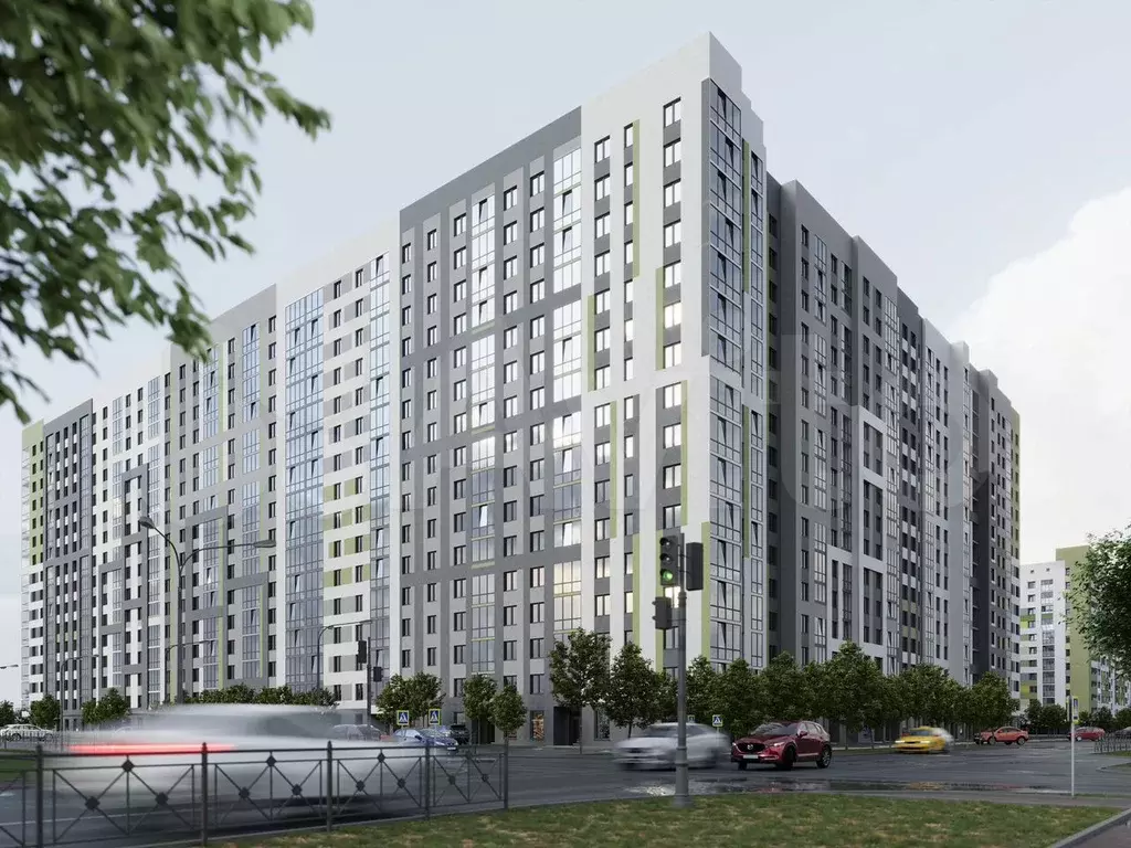 3-к. квартира, 74,2 м, 13/16 эт. - Фото 1
