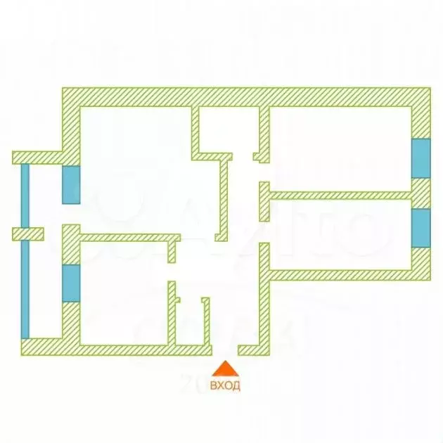 3-к. квартира, 83,9 м, 3/10 эт. - Фото 0