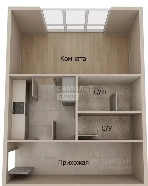 1-к кв. Ульяновская область, Ульяновск ул. Стасова, 30 (15.7 м) - Фото 2