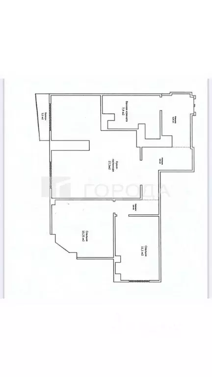 3-к кв. Кемеровская область, Новокузнецк ул. Свердлова, 7 (73.2 м) - Фото 1