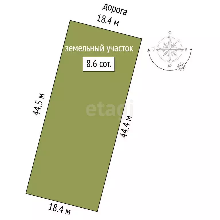Участок в Алапаевск, улица Николая Гумилёва (8.6 м) - Фото 0