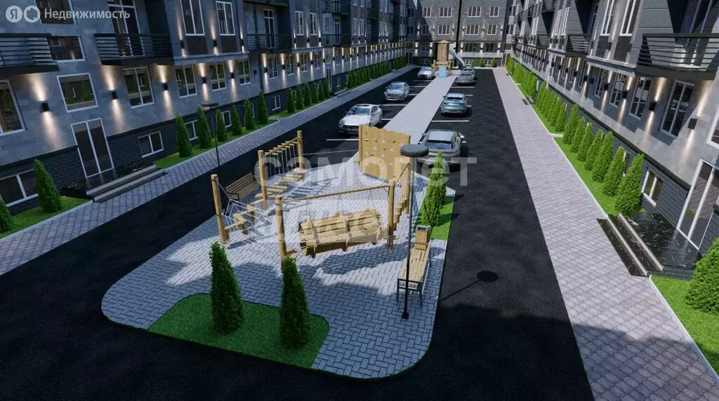 2-комнатная квартира: Комсомольское, улица М. Абдулаева, 2 (60 м) - Фото 2