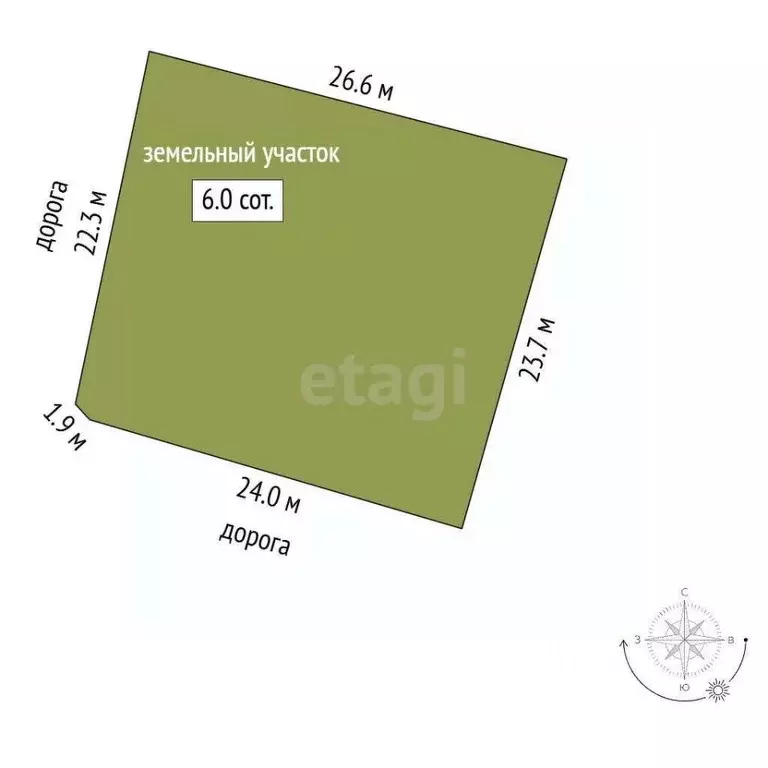 Участок в Омская область, Омский район, Красноярское с/пос, Курортный ... - Фото 2