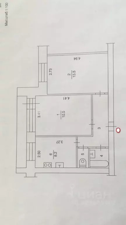 2-к кв. Томская область, Томск ул. Ивана Черных, 109/4 (50.0 м) - Фото 1
