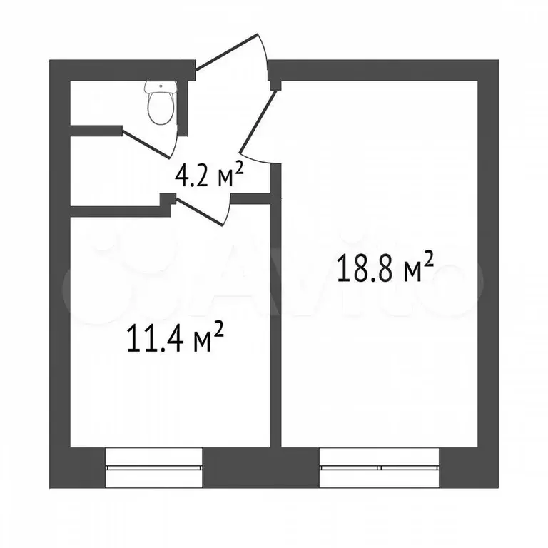 Квартира-студия, 32,6 м, 10/10 эт. - Фото 0