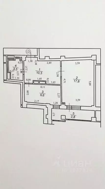 1-к кв. Нижегородская область, Нижний Новгород Ошарская ул., 98к1 ... - Фото 2
