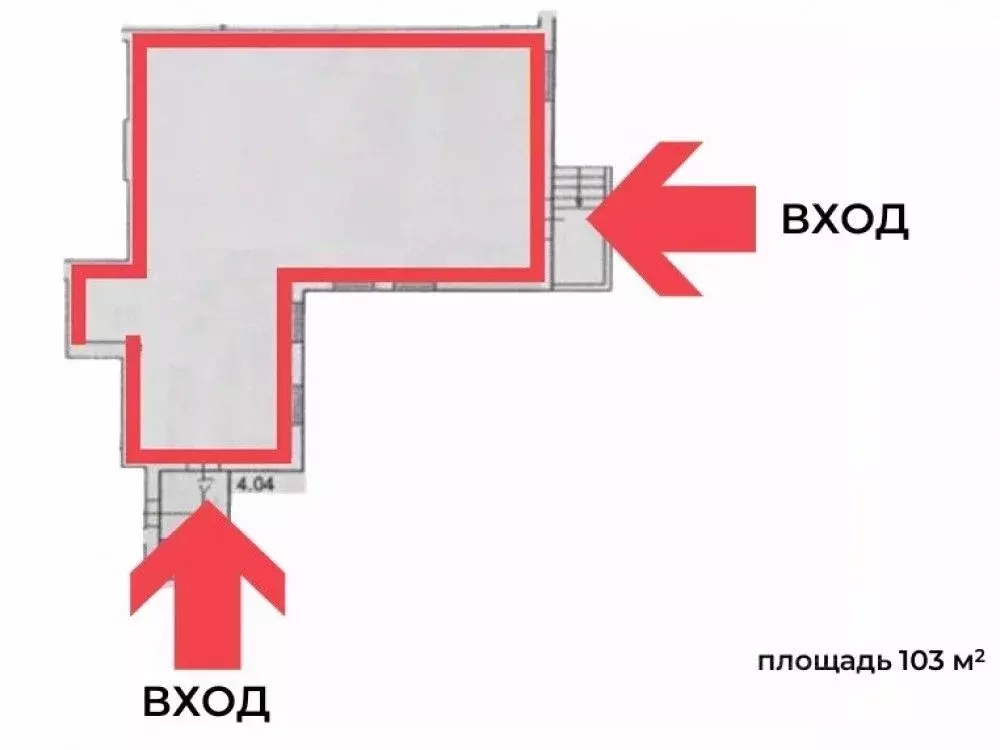 Торговая площадь в Москва Абрамцевская ул., 9К1 (103 м) - Фото 2