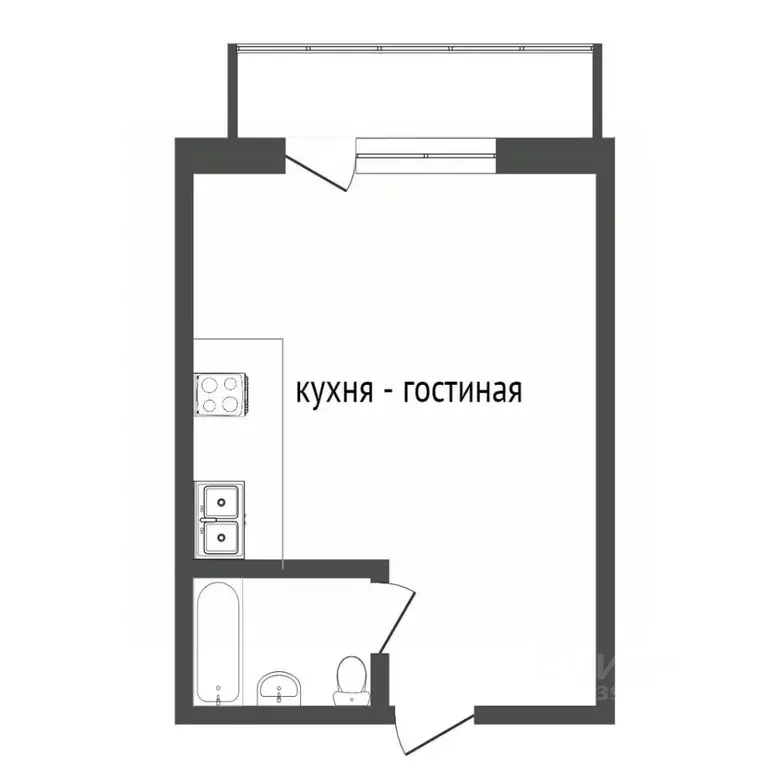 Студия Бурятия, Улан-Удэ ул. Пионерская, 20Б (22.9 м) - Фото 1