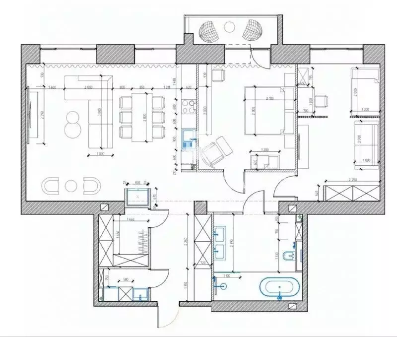 3-к кв. Новосибирская область, Новосибирск Кедровая ул., 55 (115.7 м) - Фото 1