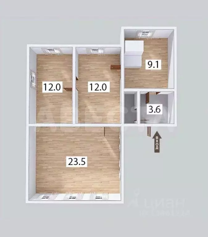 Дом в Омская область, Омск ул. 22-я Северная (57 м) - Фото 1