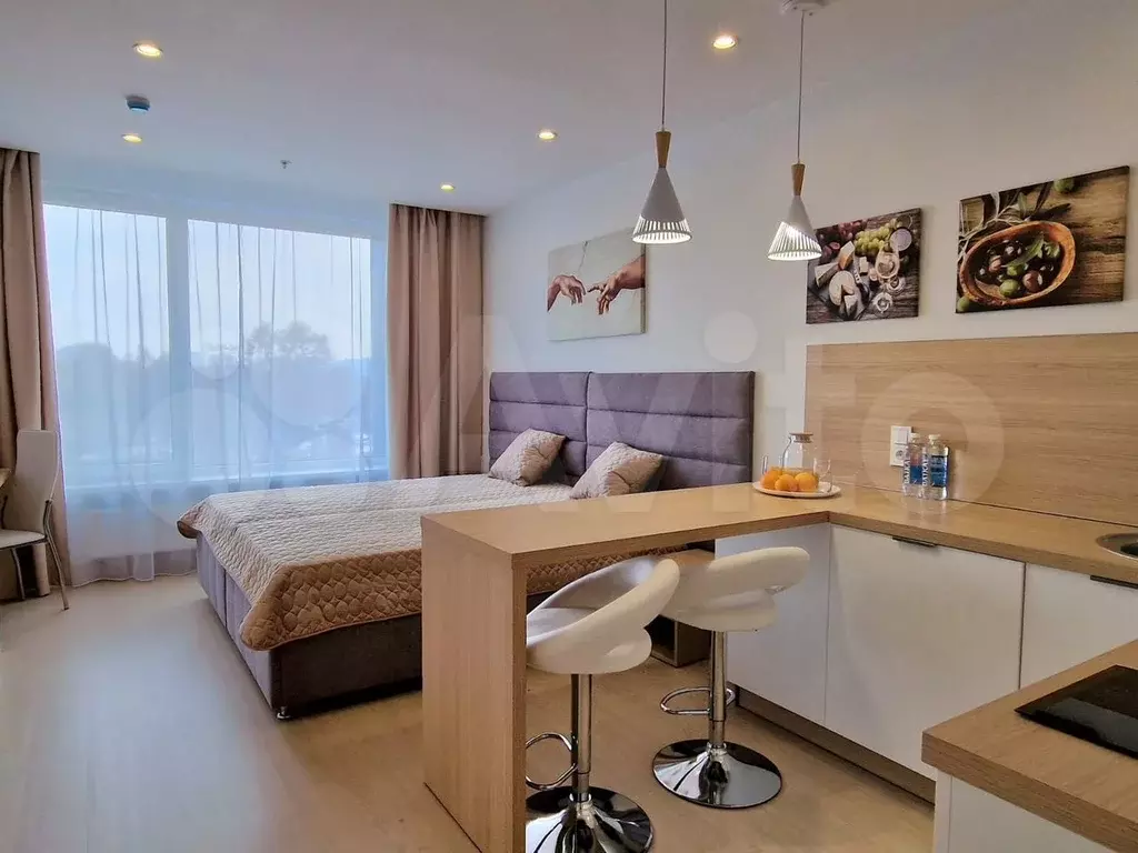 Апартаменты-студия, 28 м, 5/25 эт. - Фото 0
