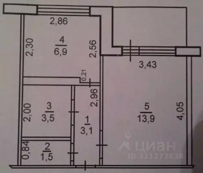 1-к кв. Оренбургская область, Оренбург ул. Сергея Лазо, 13/1 (28.9 м) - Фото 0