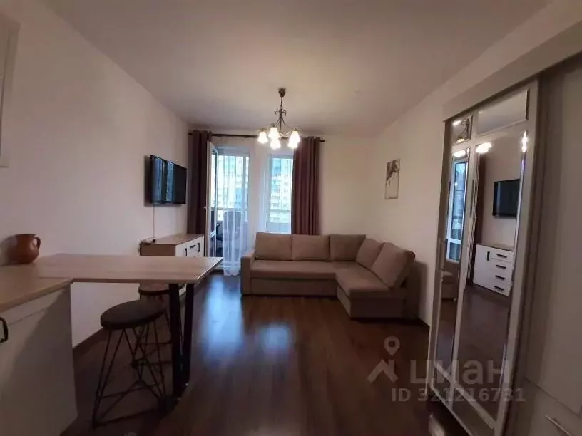 Студия Санкт-Петербург ул. Верхне-Каменская, 5 (28.0 м) - Фото 0