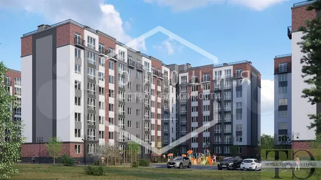 2-к. квартира, 64,3 м, 6/8 эт. - Фото 1