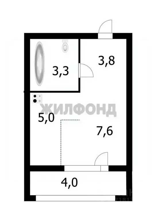 1-к кв. Новосибирская область, Новосибирск ул. Михаила Востокова, 4 ... - Фото 0