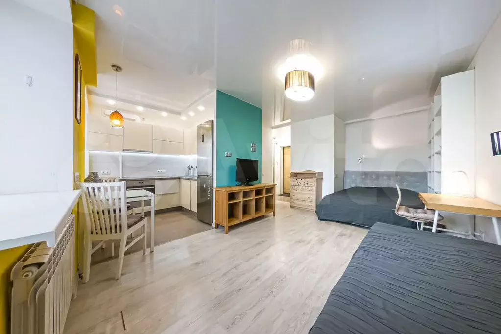 Квартира-студия, 33,1 м, 6/9 эт. - Фото 0