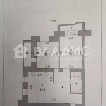 3-к. квартира, 102,7 м, 16/17 эт. - Фото 0