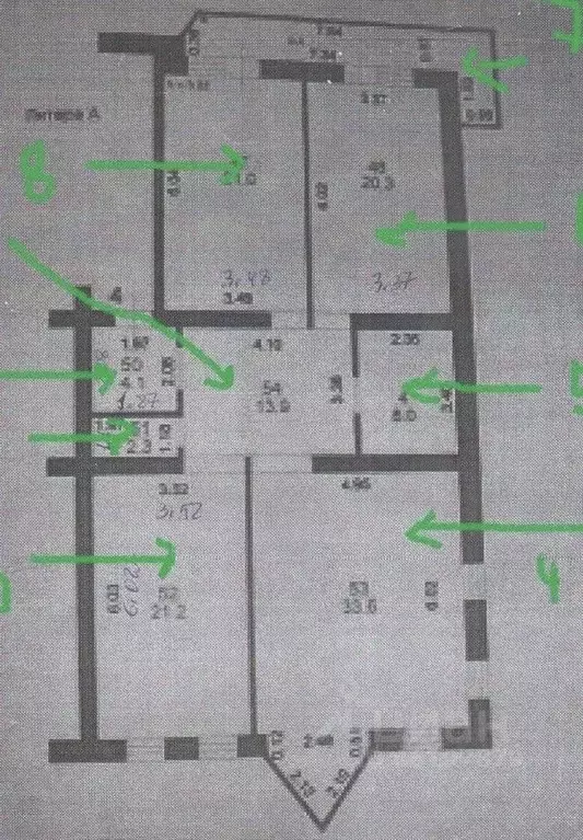 3-к кв. Самарская область, Самара Самарская ул., 161 (124.0 м) - Фото 2