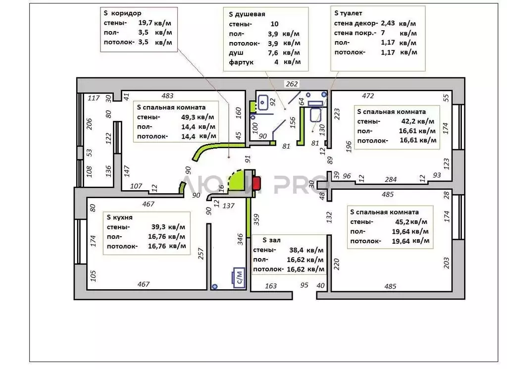3-комнатная квартира: Уфа, улица Гоголя, 29 (100 м) - Фото 1
