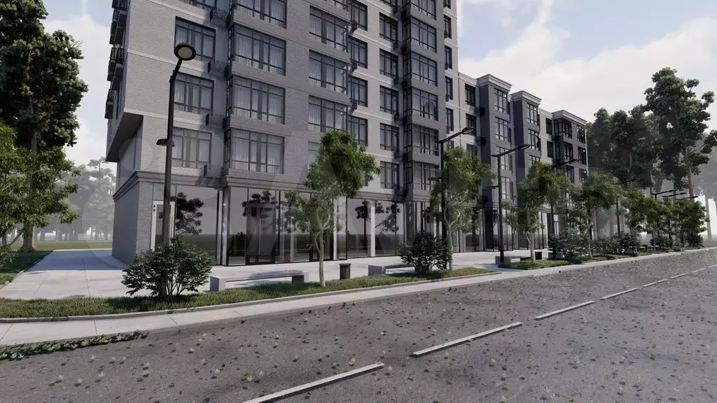 1-к. квартира, 37,9 м, 2/5 эт. - Фото 0