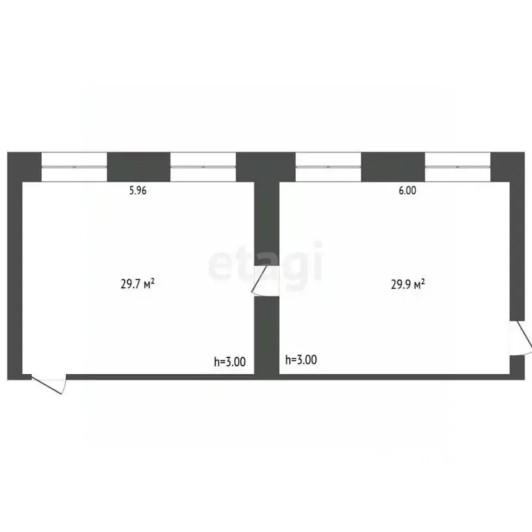 Офис в Забайкальский край, Чита Северный мкр, 48 (60 м) - Фото 2