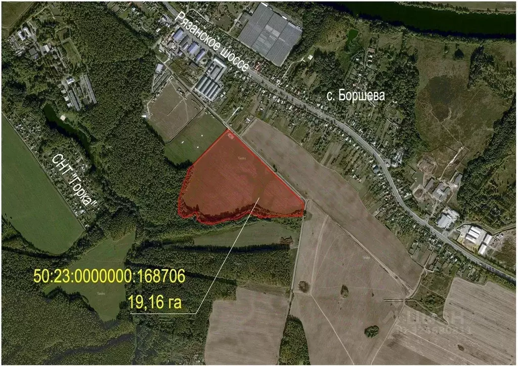 Участок в Московская область, Раменский муниципальный округ, с. ... - Фото 1