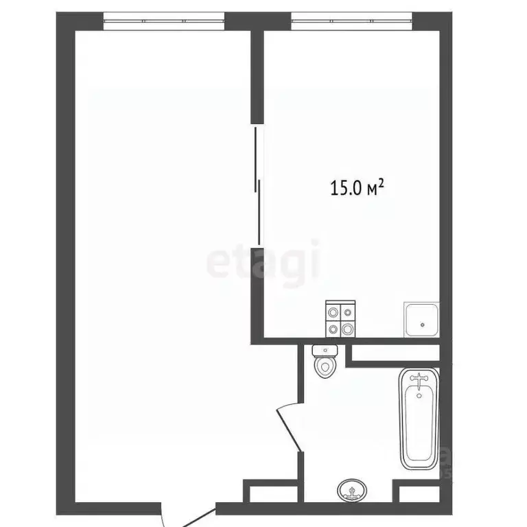 2-к кв. Кемеровская область, Кемерово Московский просп., 16 (46.6 м) - Фото 2