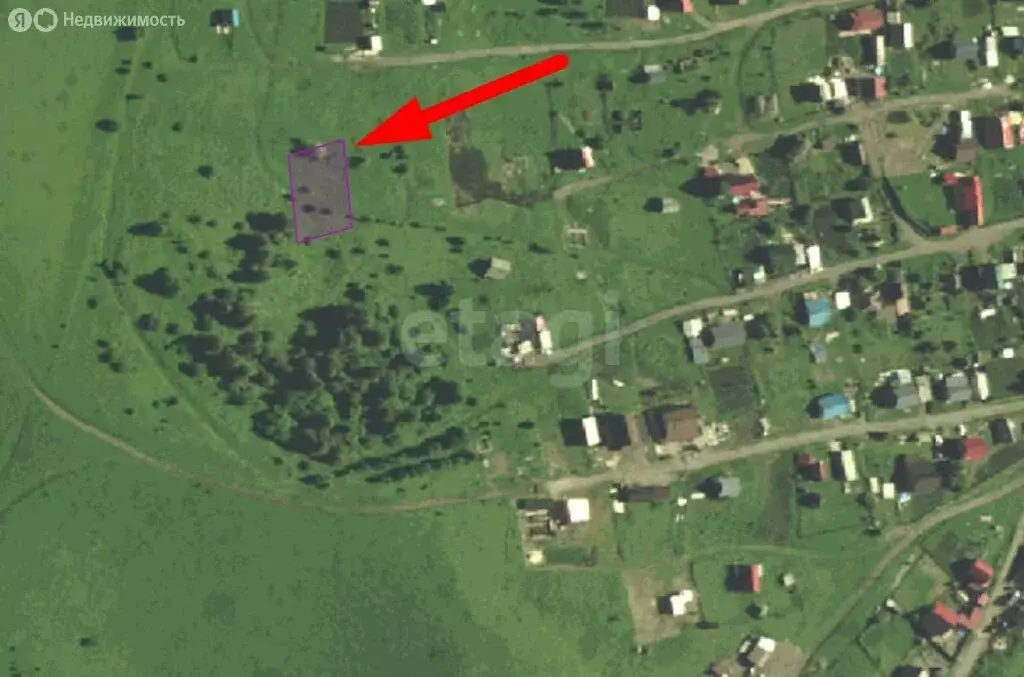 Участок в посёлок Алфёрово, Полевая улица (943 м) - Фото 2