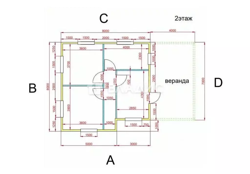 Дом в Ивановская область, Приволжск Революционная ул., 120 (164 м) - Фото 1