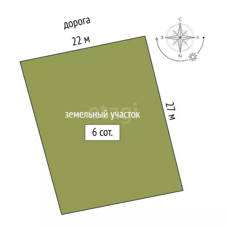 Участок в Калиновка, улица Абденановой (6 м) - Фото 1