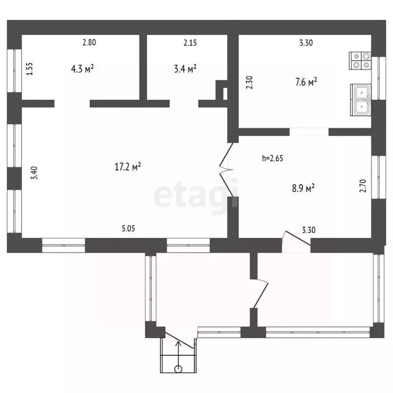 Дом в Саратовская область, Балашов Пугачевская ул., 115 (45 м) - Фото 2