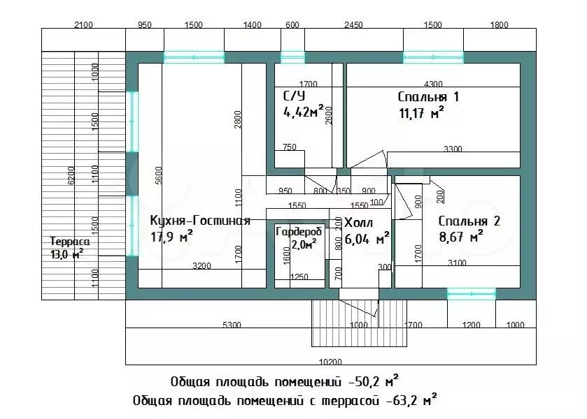 Дом 51 м на участке 6 сот. - Фото 0