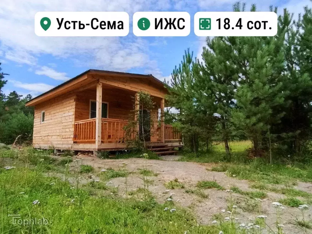 Дом в Алтай, Чемальский район, пос. Усть-Сема  (43 м) - Фото 1