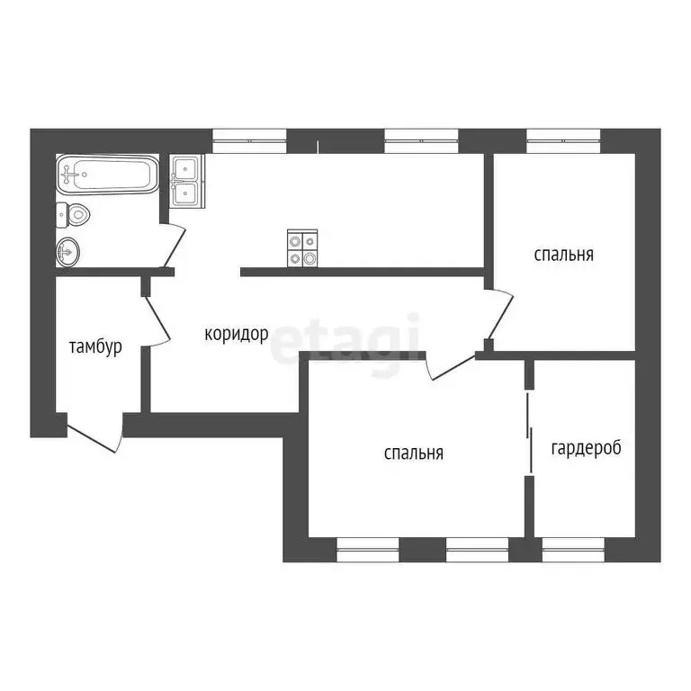 Дом в Шебекино, улица Чапаева (50 м) - Фото 1