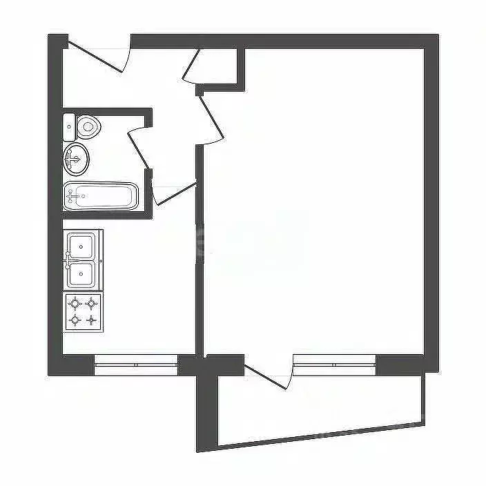 1-к кв. Владимирская область, Ковров ул. Зои Космодемьянской, 28 (28.5 ... - Фото 0