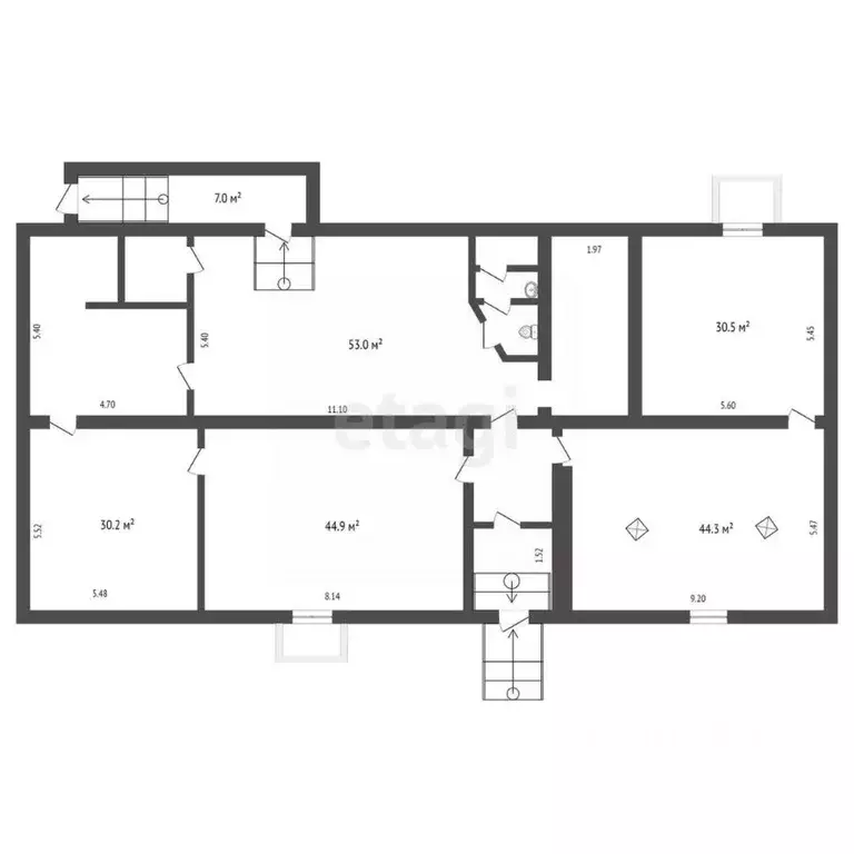 Торговая площадь в Владимирская область, Муром ул. Куликова, 2 (86 м) - Фото 1