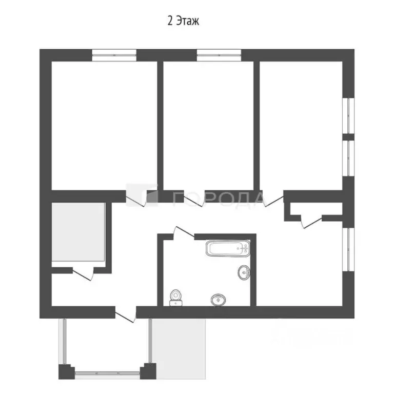 Дом в Алтайский край, Барнаул ВРЗ мкр, ул. Октябрят, 37 (280 м) - Фото 2