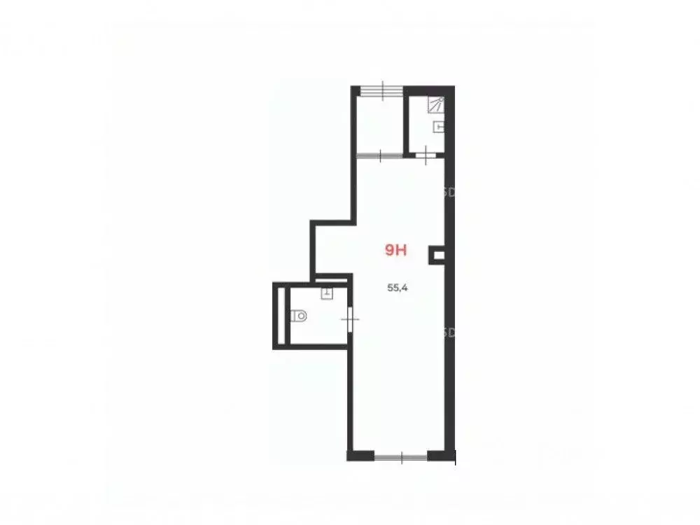 Торговая площадь в Москва Базовская ул., 26 (55 м) - Фото 2